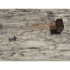 Vintage Westminster 5-Rod Chime Block Assembly, Part 9D, Screw-In Rods